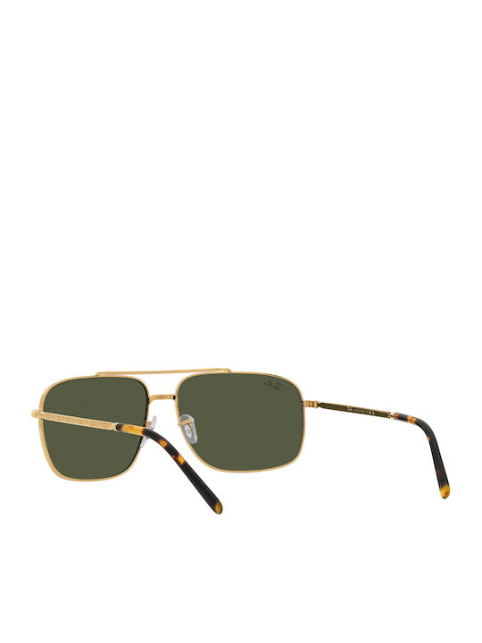 Ray Ban Ochelari de soare Χρυσά cu Cadru & Verde Lentilă