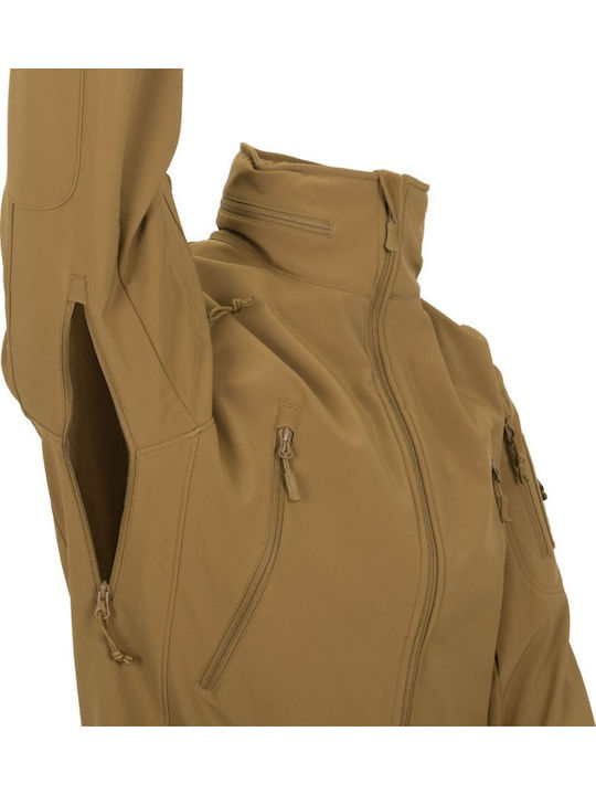 Helikon Tex Gunfighter Shark Skin Hunting Jacket Fleece Coyote