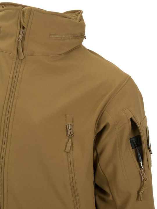 Helikon Tex Gunfighter Shark Skin Hunting Jacket Fleece Coyote
