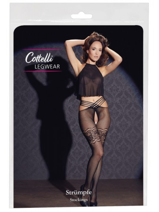 Cottelli Collection Sexy Καλσόν Μαύρο