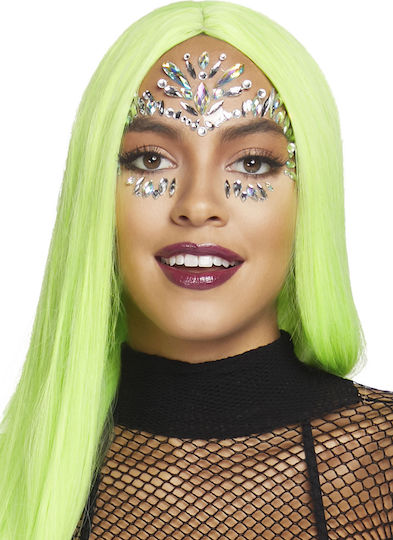 Iris Face Jewels Sticker Carnival Makeup