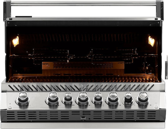 Napoleon Prestige Pro 665 Gasgrill Gusseisen Rost 94cmx46cmcm mit 7 cm 27kW