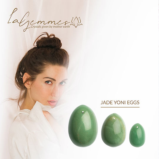 La Gemmes Jade Egg Set Vaginalbälle Grün