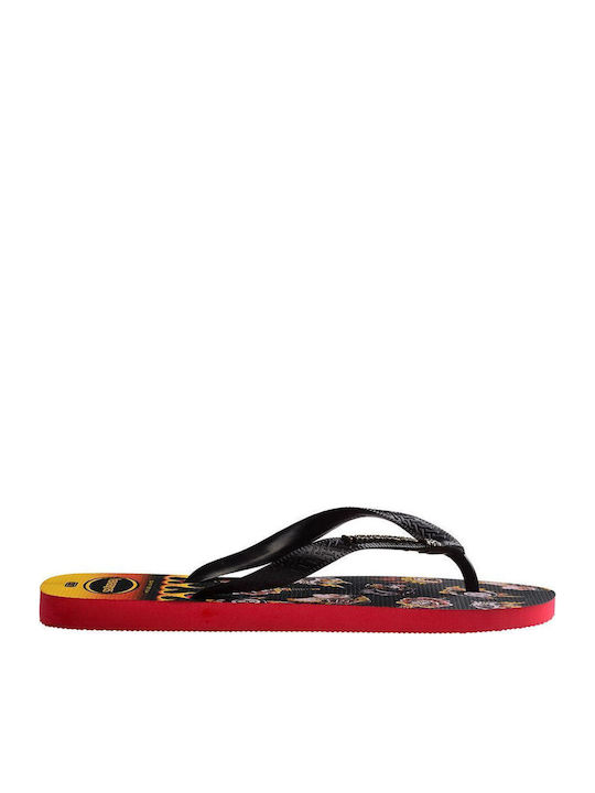 Top Tribo Men's Flip Flops Ruby Red/Black