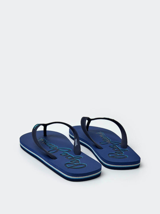 Pepe Jeans Bay Beach Ανδρικά Flip Flops Μπλε