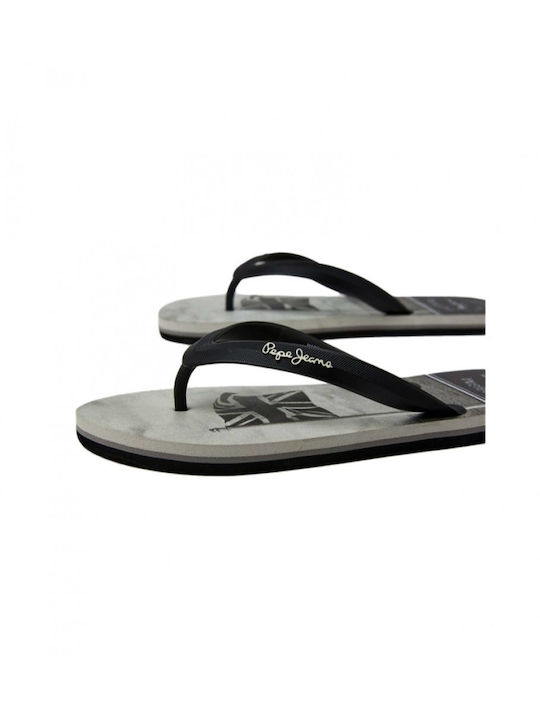 Pepe Jeans Whale Sea Ανδρικά Flip Flops Μαύρα