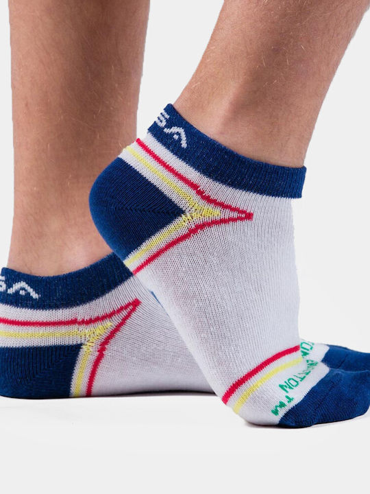 GSA Boys 6 Pack Ankle Socks Multicolour