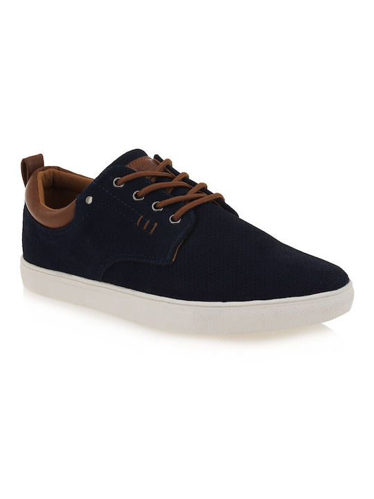 Calgary - 700-500(ZS) K21 6005 - Navy suede Perforated - Shoes - indigo