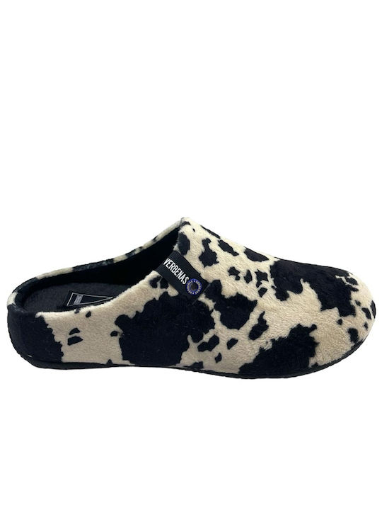 Verbenas York Winter Damen Hausschuhe Print Animal