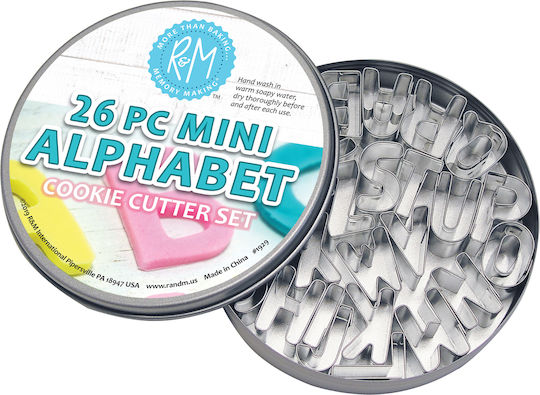 Cookie Cutter Plätzchenausstecher Metall 26Stück