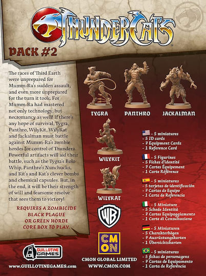 Game Expansion Zombicide: Black Plague - Thundercats 14+ Years Old (EN) Cool Mini Or Not