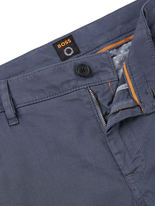 Schino Slim Hose Chino Elastisch in Schlanker Passform Marineblau