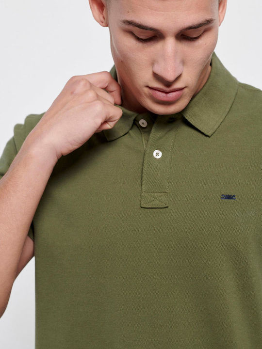 FBM007-00111 Polo Short Sleeve Blouse Khaki