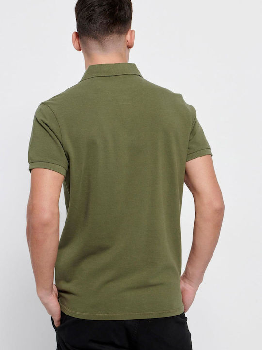 FBM007-00111 Polo Short Sleeve Blouse Khaki