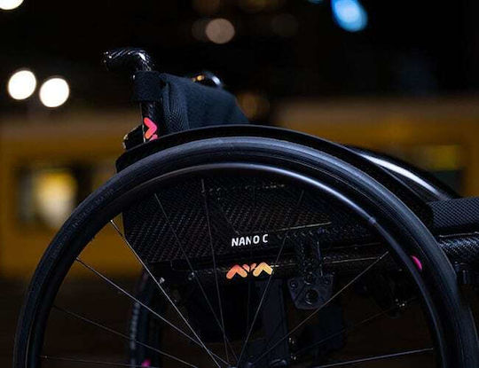 Meyra Nano C 1.158 Elektrisch Licht Typ Rollstuhl 44cm 1.158 Schwarz