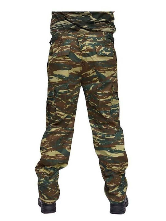 Ergo 011 Pantaloni Militari Greacă în Culoare Kaki