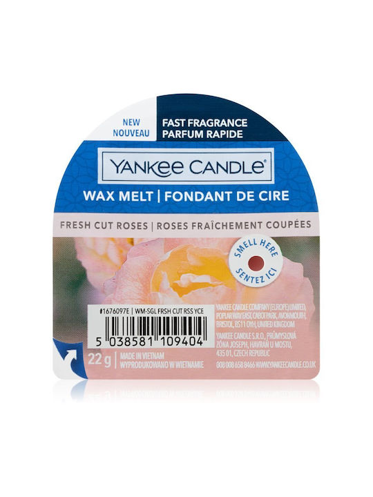 Yankee Candle Αρωματικό Wax Melt με Άρωμα Fresh Cut Roses 22gr