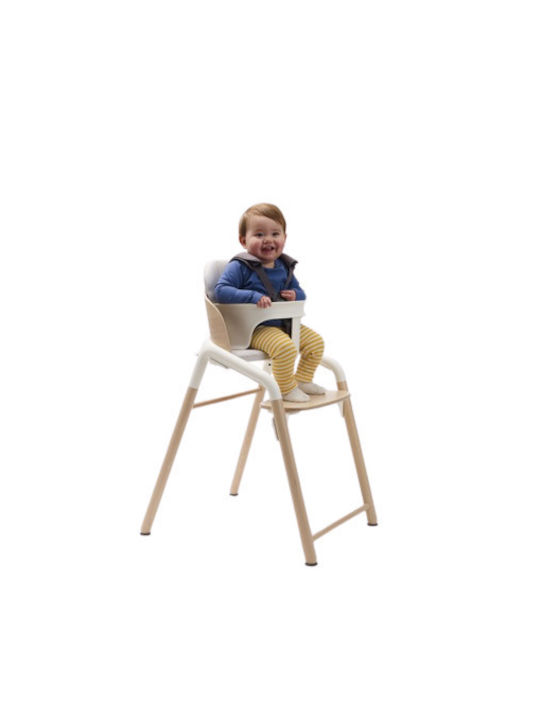 Bugaboo Giraffe Baby Highchair Neutral Wood White