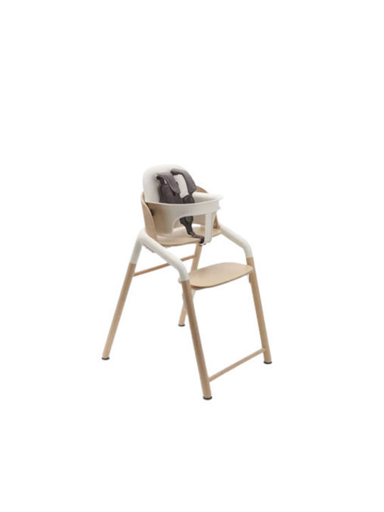 Bugaboo Giraffe Baby Highchair Neutral Wood White