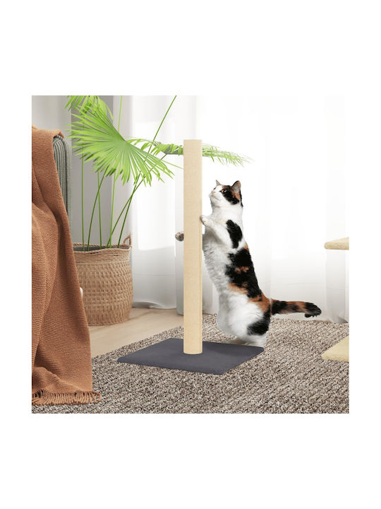 vidaXL Cat Scratching Pole Gray 35x35x70cm