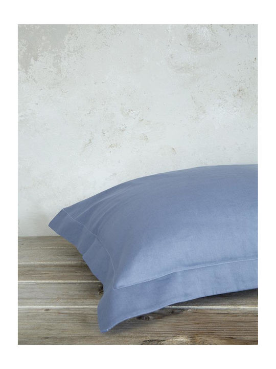 Nima Bettlaken Super-Doppel 240x260cm. Superior Denim Blue