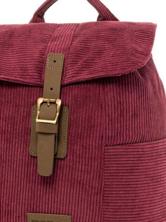 Retro Geantă de damă Rucsac Burgundy