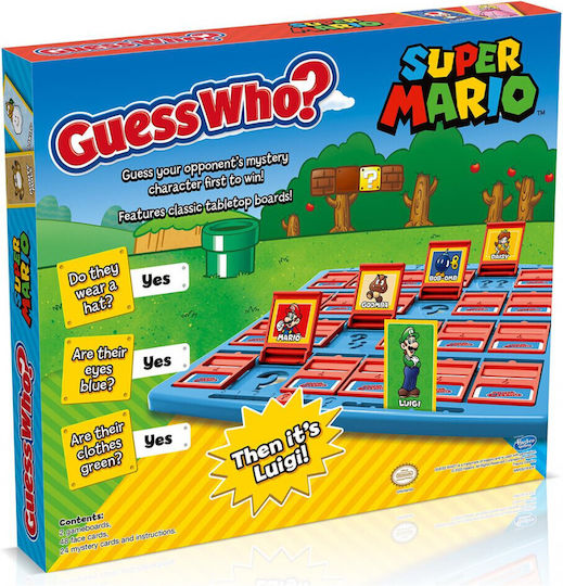 Επιτραπέζιο Παιχνίδι Μάντεψε Ποιός? Super Mario Edition για 2 Παίκτες 5+ Ετών (EN) Winning Moves