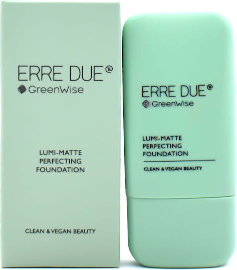 Erre Due Greenwise Lumi-matte Perfecting Лилаво/бяло 103 Топло бежово 22.5мл