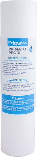 Primato Ersatz-Wasserfilter Unter der Spüle / Zentrales Wasserfiltersystem aus Polypropylen 10" PPC10 50 μm (Mikrometer)