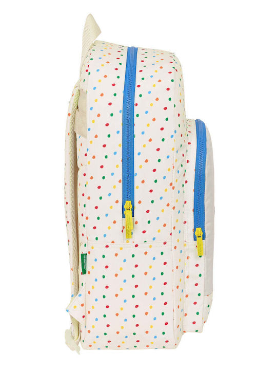 Benetton Topitos School Bag Backpack Elementary, Elementary in Beige color