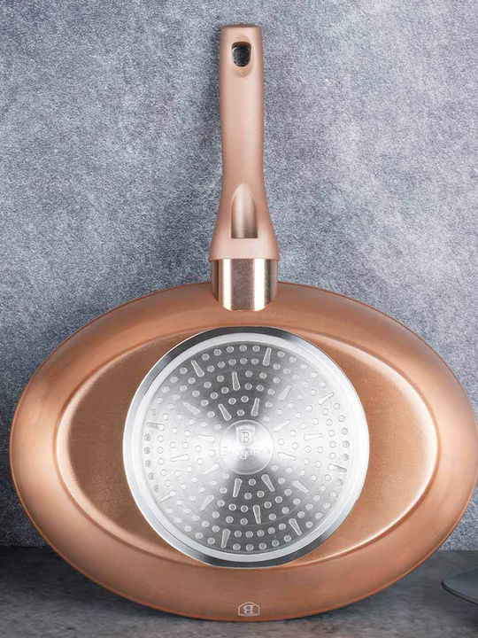 Berlinger Haus Metallic Line Grill made of Aluminum with Stone Coating 35cm