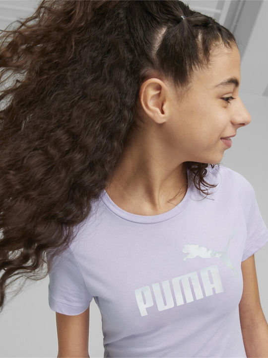 Kinder-T-Shirt Flieder