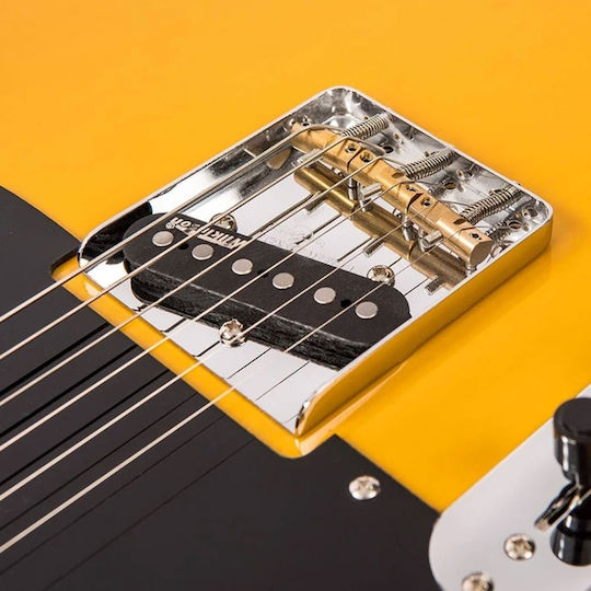 Vintage V52 ReIssued Ηλεκτρική Κιθάρα T Style με SS Διάταξη Μαγνητών Butterscotch
