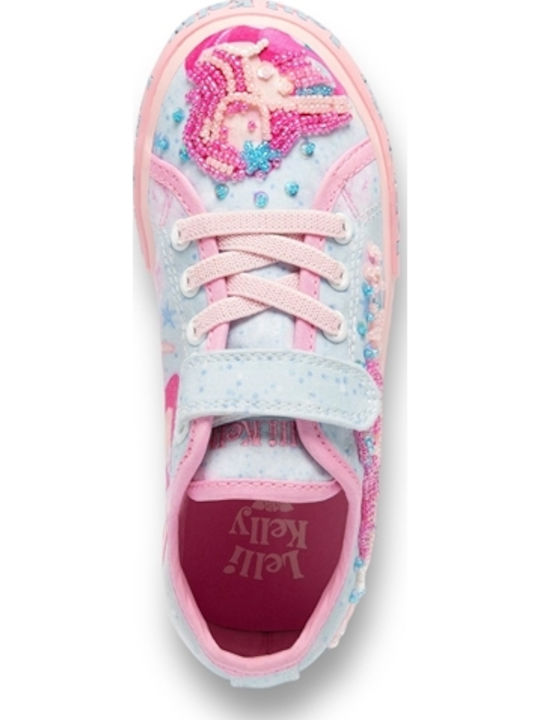 Celeste Fantasia Kids Sneakers with Scratch Pink