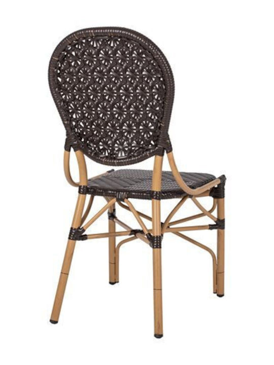 Scaun de exterior Bambus Bamboo Look Maro 47x58x95cm