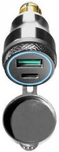 Interphone Auto-Ladegerät Schnellladung mit einem Anschluss: 1xUSB Schwarz Farbe