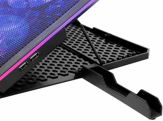 Evolveo Ania 9 Cooling Pad for Laptop up to 17" with 6 Fans and Lighting