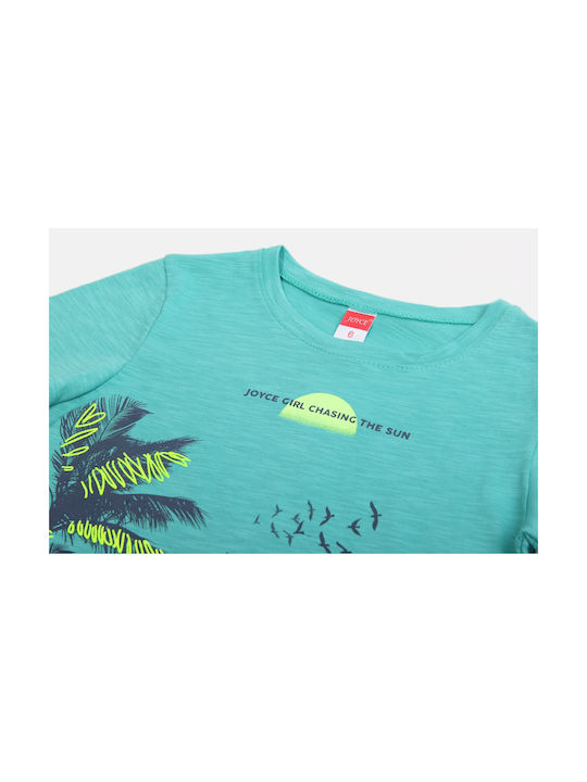 Joyce Kids T-shirt Turquoise