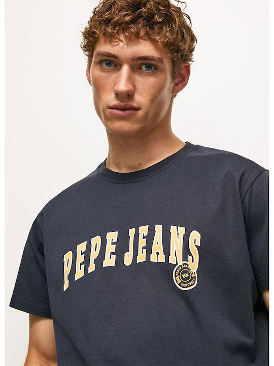 T-shirt Navy Μπλε