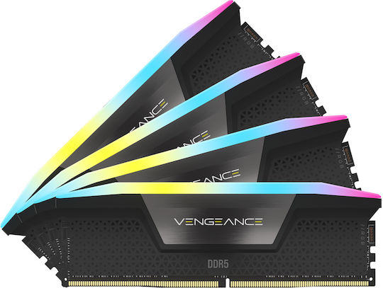 Corsair Vengeance RGB DDR5 192GB RAM with 4x48GB Modules and Speed 5200 for Desktop