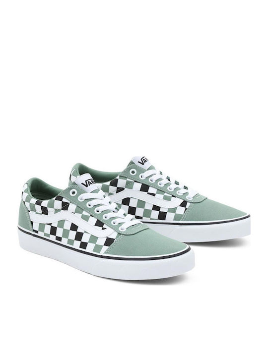 Multi Checker Sneakers Green