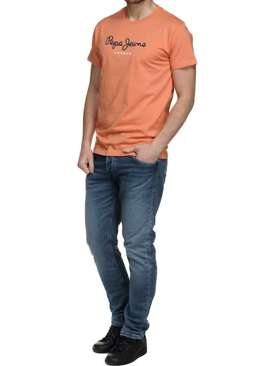 'eggo' T-shirt Πορτοκαλί