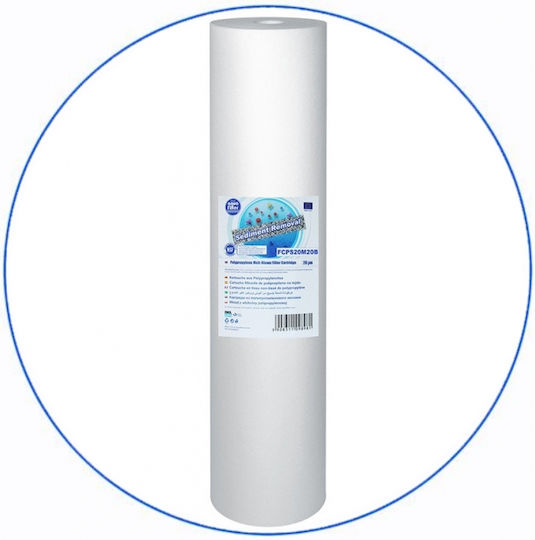 Aqua Filter BBPSCBKDFCBLS20 Συσκευή Φίλτρου Νερού Κεντρικής Παροχής Τριπλή 1'' με Ανταλλακτικό Φίλτρο Aqua Filter FCPS Polypropylene 5μm, Aqua Filter FCCBKDF GAC+KDF,Aqua Filter FCCBL-S Carbon