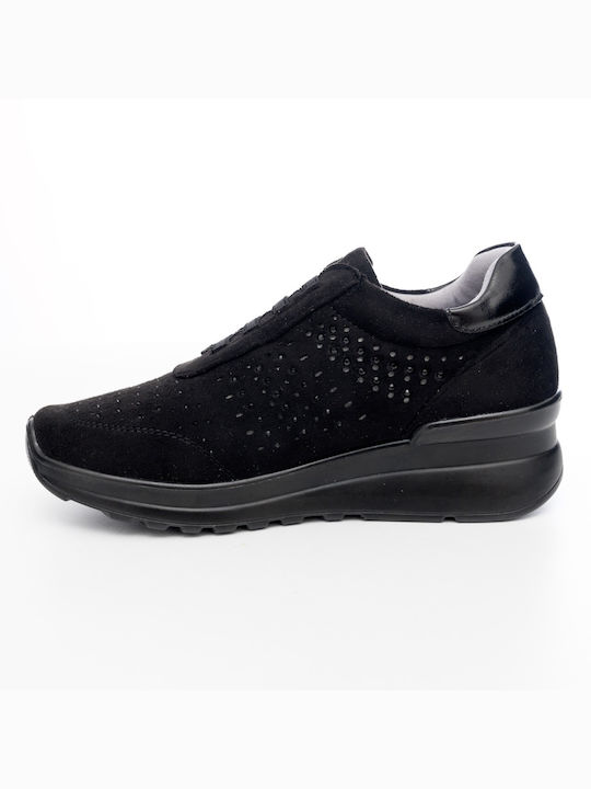 Antrin Dilena 170 Femei Anatomici Sneakers Negre