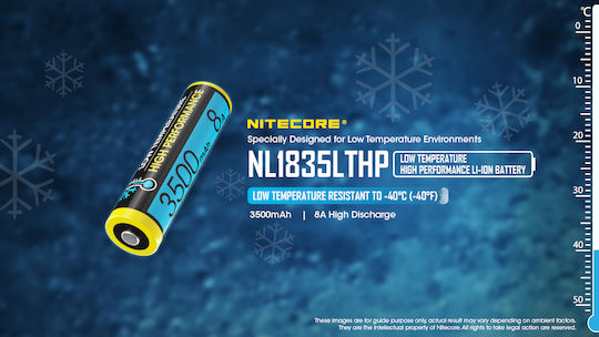 NiteCore NL1835HP Επαναφορτιζόμενη Μπαταρία 18650 3500mAh 3.6V 1τμχ