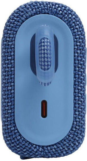 JBL Go 3 Eco Waterproof Bluetooth Speaker 4.2W with Battery Life up to 5 hours Blue