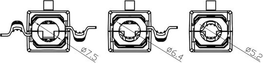 Goobay Βύσμα RJ-45 male CAT 5e UTP tool-free Λευκό 68859