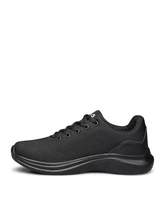 Cassia 3 Kinder Sportschuhe Laufen mit Schnürsenkeln Schwarz
