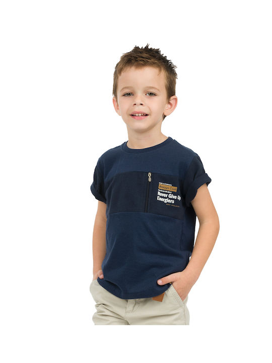 Energiers Kinder-T-Shirt Marineblau