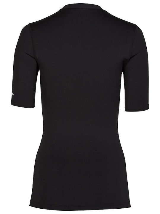 O'neill Bidart Skin Women's Short Sleeve Sun Protection Shirt Black